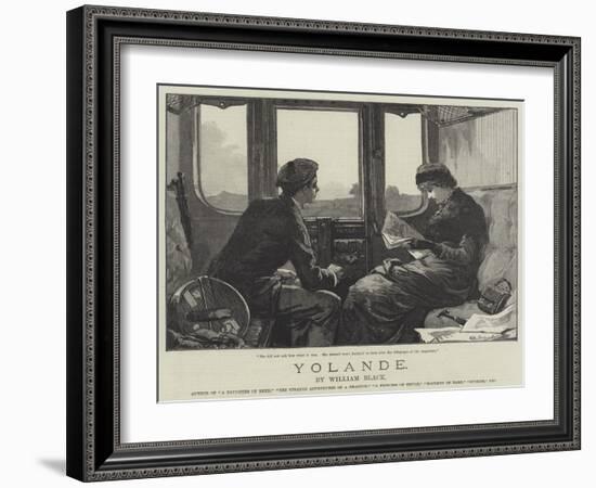 Yolande-William Heysham Overend-Framed Giclee Print