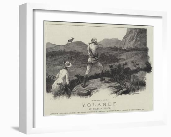 Yolande-William Heysham Overend-Framed Giclee Print