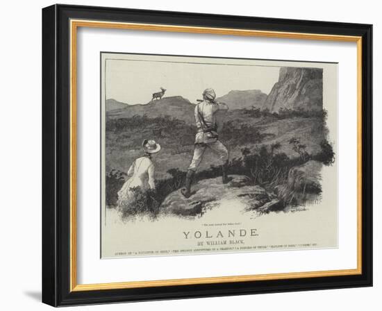 Yolande-William Heysham Overend-Framed Giclee Print