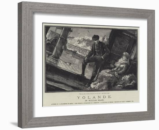 Yolande-William Heysham Overend-Framed Giclee Print