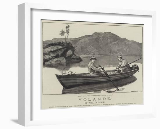 Yolande-William Heysham Overend-Framed Giclee Print