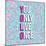 Yolo on 80s Background-cienpies-Mounted Art Print