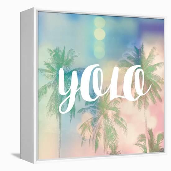 YOLO-Evangeline Taylor-Framed Stretched Canvas