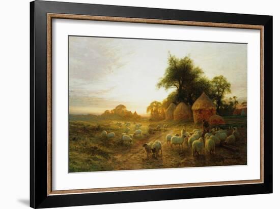 Yon Yellow Sunset Dying in the West-Joseph Farquharson-Framed Giclee Print