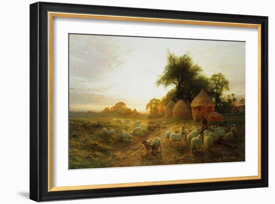 Yon Yellow Sunset Dying in the West-Joseph Farquharson-Framed Giclee Print