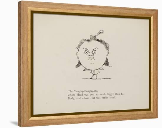 Yonghy-Bonghy-Bo From a Collection Of Poems and Songs by Edward Lear-Edward Lear-Framed Premier Image Canvas