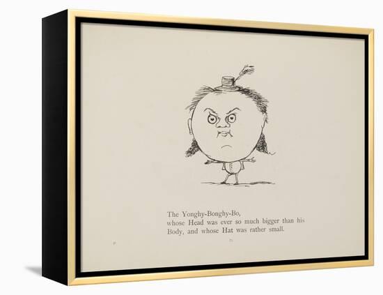 Yonghy-Bonghy-Bo From a Collection Of Poems and Songs by Edward Lear-Edward Lear-Framed Premier Image Canvas