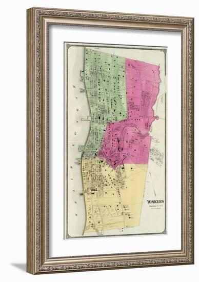 Yonkers, New York, c.1868-Frederick W^ Beers-Framed Art Print