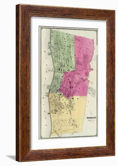 Yonkers, New York, c.1868-Frederick W^ Beers-Framed Art Print