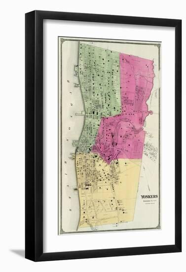 Yonkers, New York, c.1868-Frederick W^ Beers-Framed Art Print