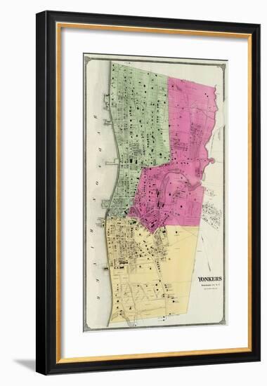 Yonkers, New York, c.1868-Frederick W^ Beers-Framed Art Print