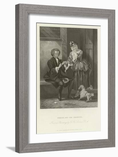 Yorick and the Grisette-Charles Robert Leslie-Framed Giclee Print