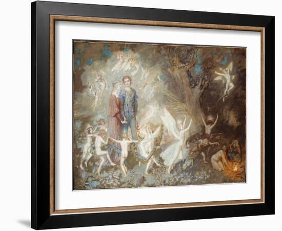 Yorinda and Yoringel in the Witch's Wood, 1910 (Oil on Canvas)-John Duncan-Framed Giclee Print