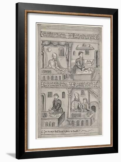 York Baking Bread-null-Framed Premium Giclee Print