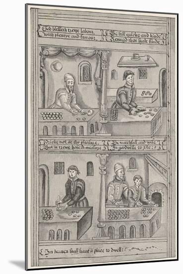 York Baking Bread-null-Mounted Art Print