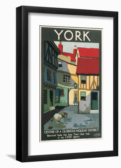 York, Centre of Glorious Holiday-null-Framed Art Print