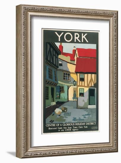 York, Centre of Glorious Holiday-null-Framed Art Print