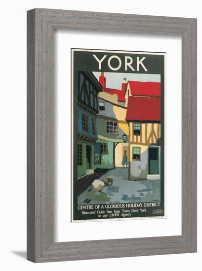 York, Centre of Glorious Holiday-null-Framed Art Print