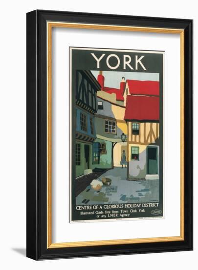 York, Centre of Glorious Holiday-null-Framed Art Print