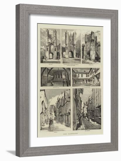 York Illustrated-null-Framed Giclee Print