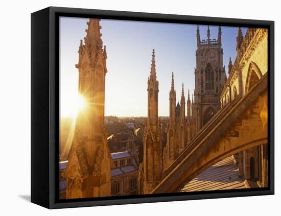 York Minster, City of York, North Yorkshire-Paul Harris-Framed Premier Image Canvas