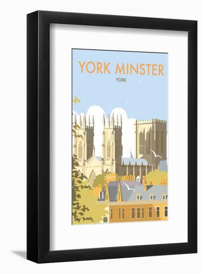 York Minster - Dave Thompson Contemporary Travel Print-Dave Thompson-Framed Giclee Print