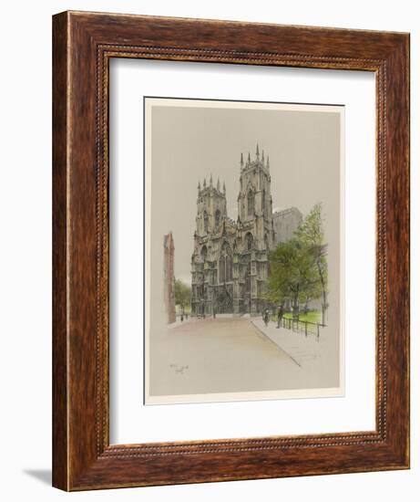 York Minster Yorkshire-Cecil Aldin-Framed Photographic Print