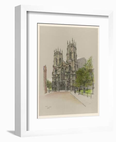 York Minster Yorkshire-Cecil Aldin-Framed Photographic Print