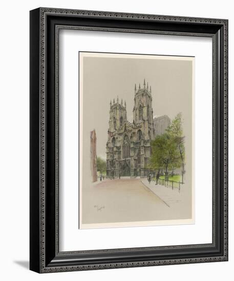 York Minster Yorkshire-Cecil Aldin-Framed Photographic Print