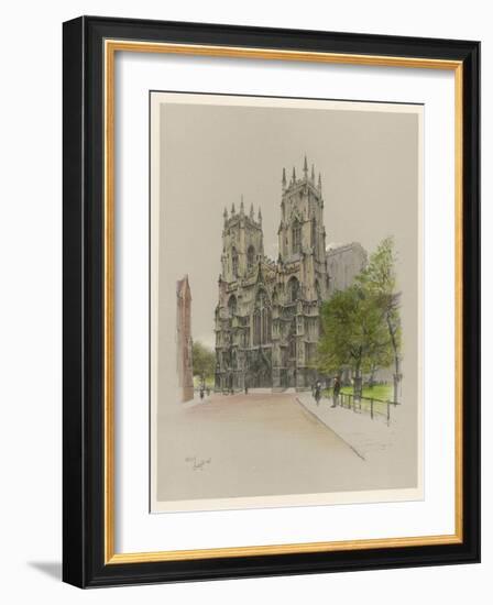 York Minster Yorkshire-Cecil Aldin-Framed Photographic Print