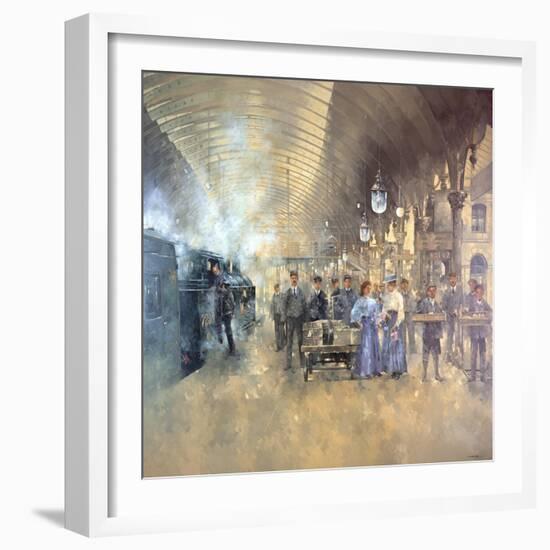 York Railway Station-Peter Miller-Framed Giclee Print