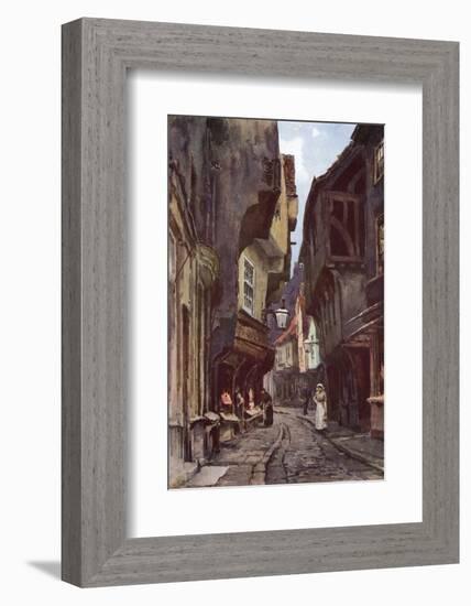 York Shambles-Ernest W Haslehust-Framed Photographic Print