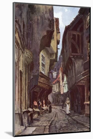 York Shambles-Ernest W Haslehust-Mounted Photographic Print