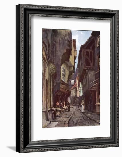 York Shambles-Ernest W Haslehust-Framed Photographic Print