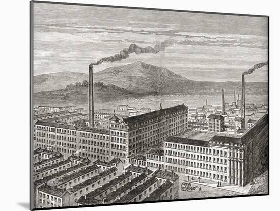 York Street Mill, Belfast, Northern Ireland, C.1880-null-Mounted Giclee Print