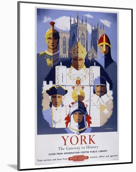 York, The Gaitway to History-null-Mounted Art Print