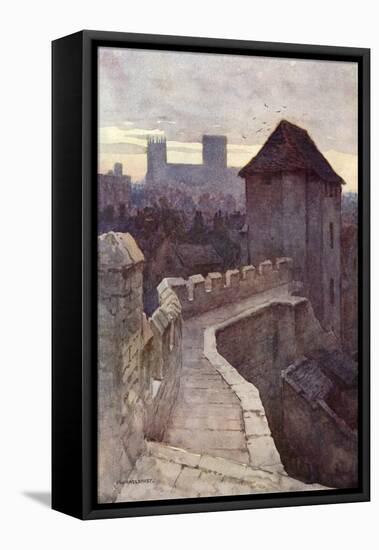 York Walls-Ernest W Haslehust-Framed Stretched Canvas