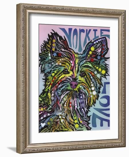 Yorkie Luv-Dean Russo-Framed Giclee Print