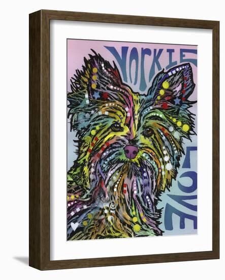 Yorkie Luv-Dean Russo-Framed Giclee Print