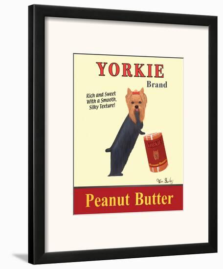 Yorkie Peanut Butter-Ken Bailey-Framed Art Print