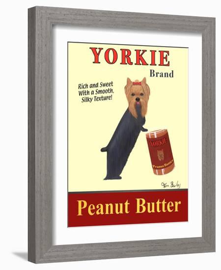 Yorkie Peanut Butter-Ken Bailey-Framed Giclee Print