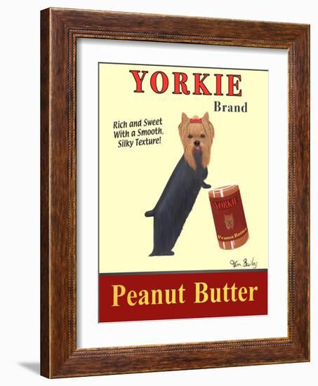 Yorkie Peanut Butter-Ken Bailey-Framed Giclee Print