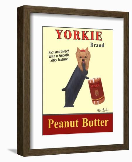 Yorkie Peanut Butter-Ken Bailey-Framed Giclee Print