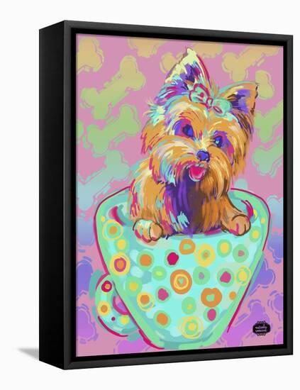 Yorkie Pop-Natasha Wescoat-Framed Premier Image Canvas