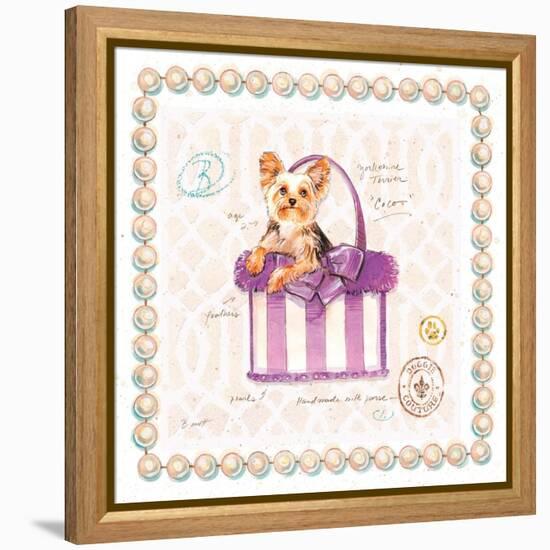 Yorkie Puppy Purse-Chad Barrett-Framed Stretched Canvas