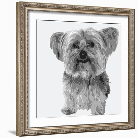 Yorkie-Emily Burrowes-Framed Giclee Print