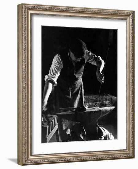 Yorkshire Blacksmith-null-Framed Photographic Print