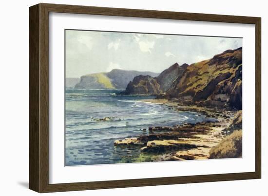 Yorkshire Coast-Ernest W Haslehust-Framed Art Print