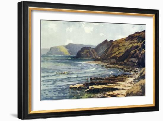 Yorkshire Coast-Ernest W Haslehust-Framed Art Print