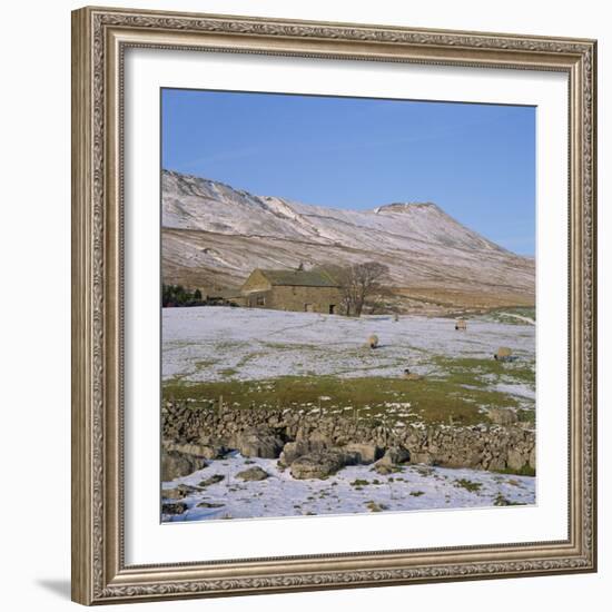 Yorkshire Dales in Winter, North Yorkshire, England, United Kingdom, Europe-Roy Rainford-Framed Photographic Print